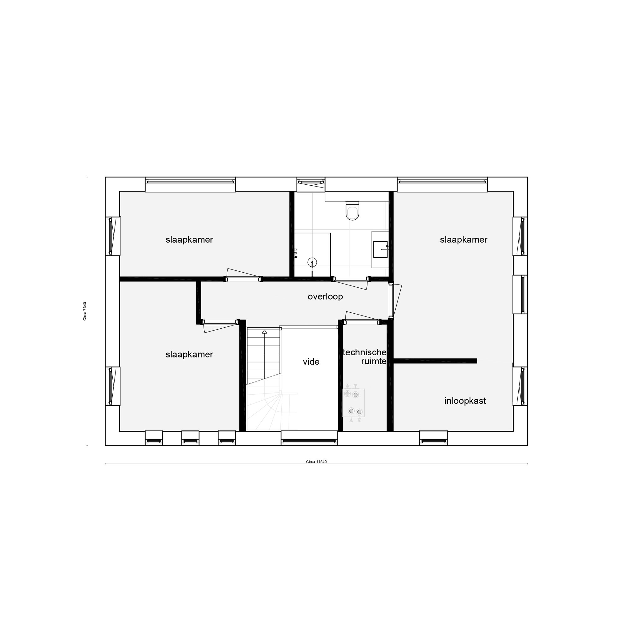 Inspiratieplattegrond - Kubistische woning (3)