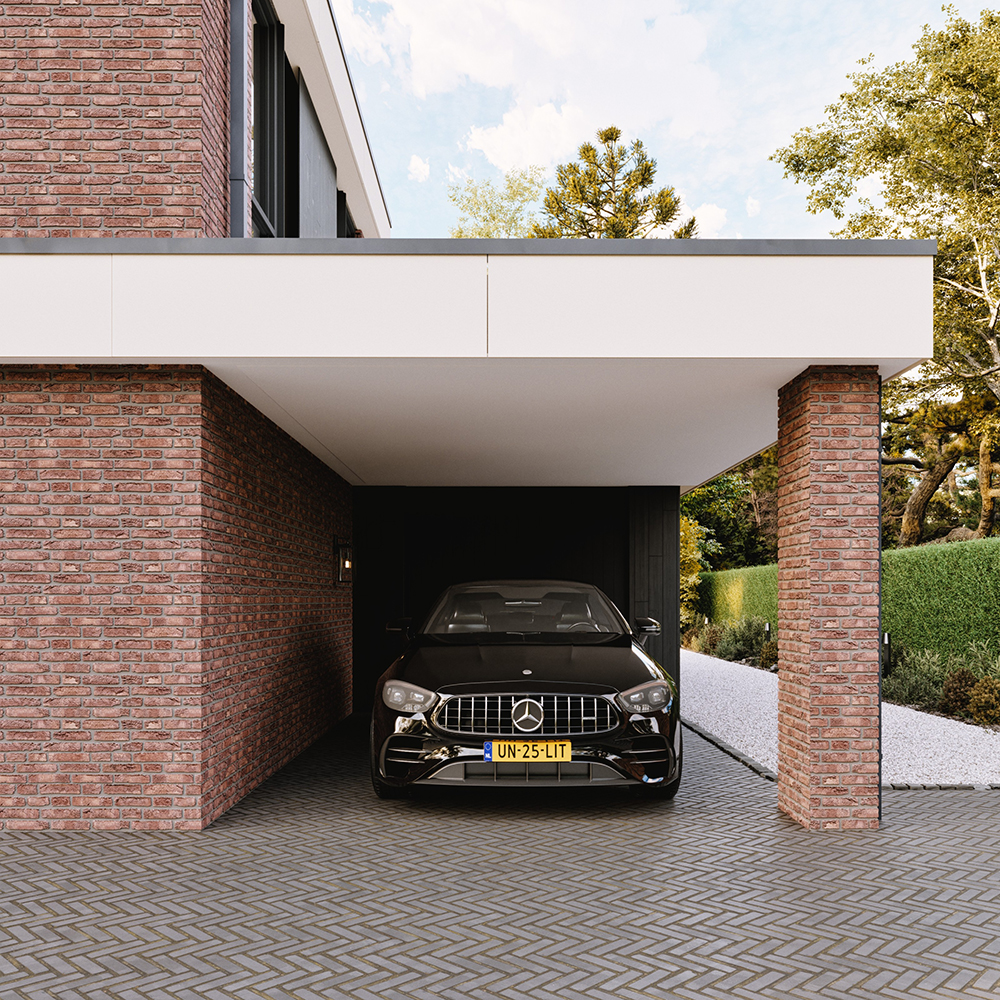 Carport | Kubistische woning